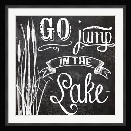 Framed Lake House V Print