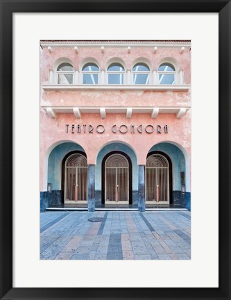 Framed Teatro Gongora, Cordoba, Andalucia, Spain Print