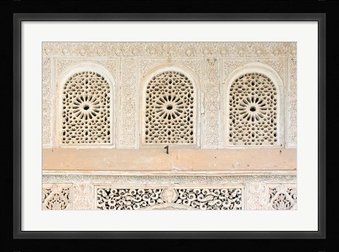 Framed Palacio del Generalife, Alhambra, Granada, Andalucia, Spain Print
