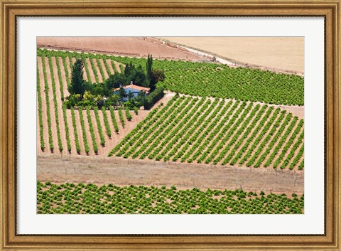 Framed Spain, Granada Crops of the Andalusia Valley Print