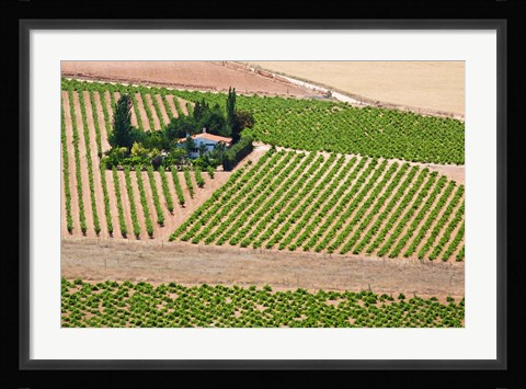 Framed Spain, Granada Crops of the Andalusia Valley Print