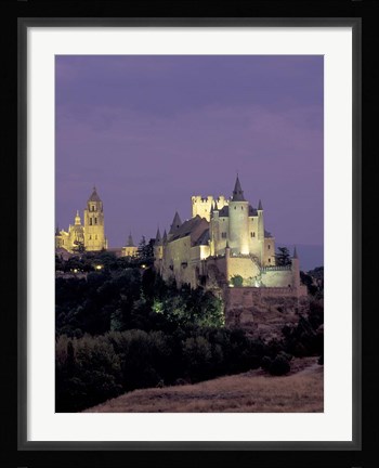 Framed Alcazar, Segovia, Spain Print