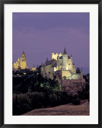 Framed Alcazar, Segovia, Spain Print