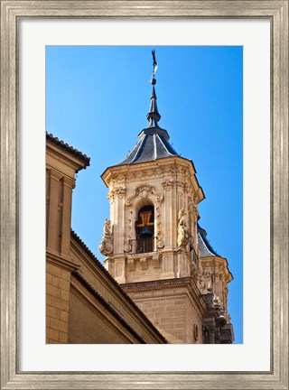 Framed Spain, Granada Bell tower of the Church of San Justo y Pastor Print