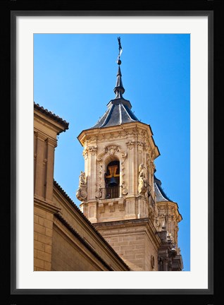 Framed Spain, Granada Bell tower of the Church of San Justo y Pastor Print