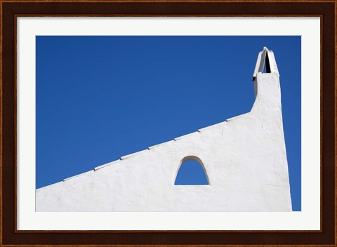 Framed Spain, Menorca, Binibeca, Resort Town Print