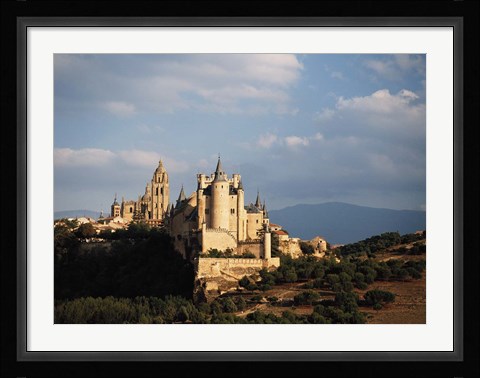 Framed Spain, Sagovia Alcazar Castle Print