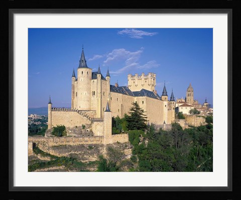 Framed Alcazar, Segovia, Castile Leon, Spain Print