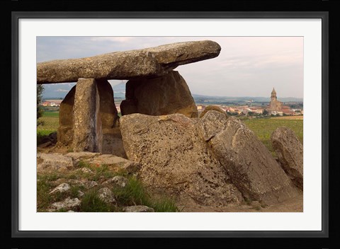 Framed Sacred burial site near Elvillar village, La Rioja, Spain Print