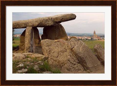 Framed Sacred burial site near Elvillar village, La Rioja, Spain Print