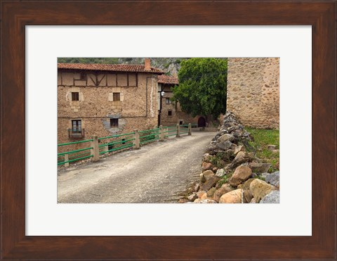 Framed Small rural village, La Rioja Region, Spain Print
