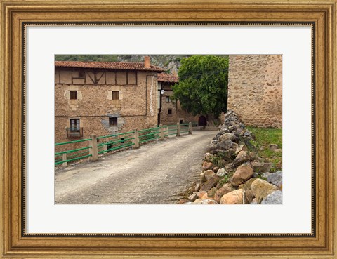 Framed Small rural village, La Rioja Region, Spain Print