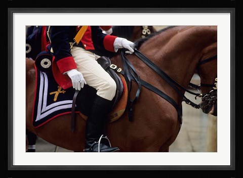 Framed Mounted Corp of Guardia Civil, Zaragoza, Aragon, Spain Print
