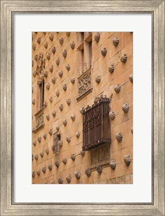 Framed Casa de las Conchas, Salamanca, Spain Print