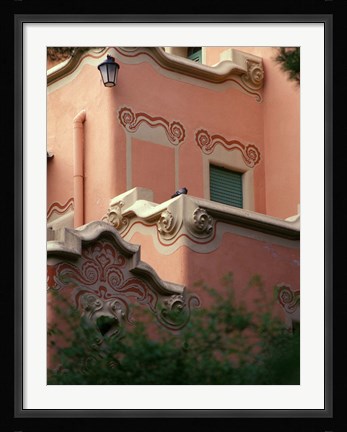 Framed Sights of Parc Guell, Barcelona, Spain Print