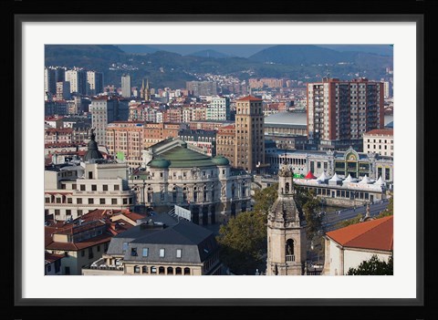 Framed View of Parque Etxebarria Park, Bilbao, Spain Print