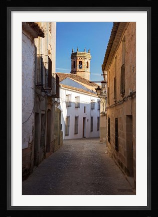 Framed Spain, Andalusia, Banos de la Encina Street Scene Print