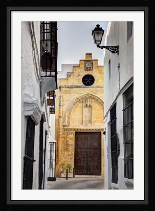 Framed Spain, Andalusia, Cadiz, Arcos De la Fontera The Chapel of Mercy Print