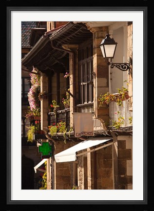 Framed Comillas, Spain Print