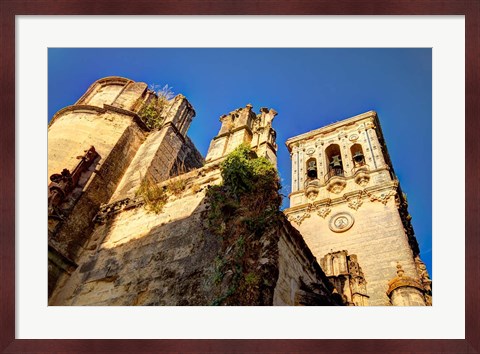 Framed Spain, Andalusia, Cadiz, Arcos De la Fontera Basilica de Santa Maria Print