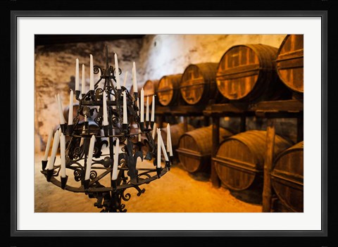 Framed Sherry Casks, Bodegas Gonzalez Byass, Jerez de la Frontera, Spain Print