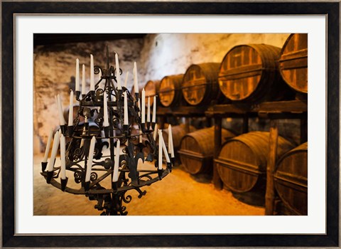 Framed Sherry Casks, Bodegas Gonzalez Byass, Jerez de la Frontera, Spain Print