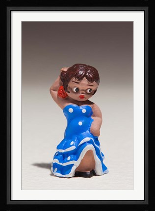 Framed Spain, Madrid, souvenir of Spanish Dancers Print