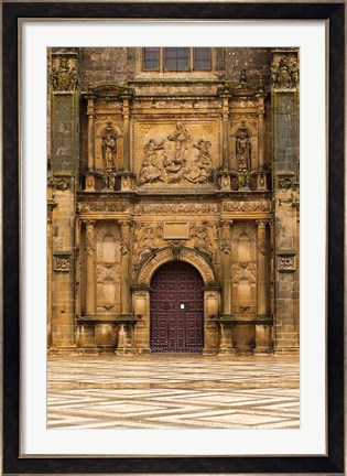 Framed Capilla de El Salvador Chapel, Ubeda, Spain Print