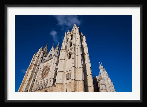 Framed Catedral de Leon, Leon, Spain Print