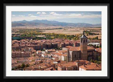 Framed Church of Santiago, Avila, Spain Print