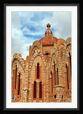Framed Europe, Spain, Novelda Santa Maria Magdalena church Print