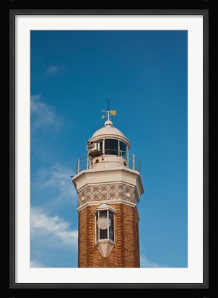Framed Faro de Bonanza Lighthouse, Bonanza, Spain Print