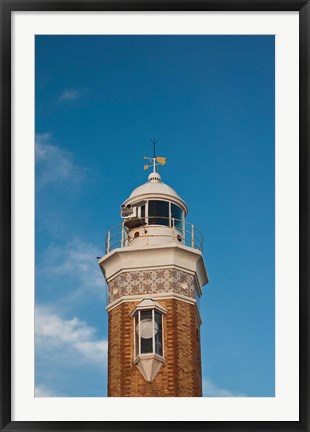 Framed Faro de Bonanza Lighthouse, Bonanza, Spain Print