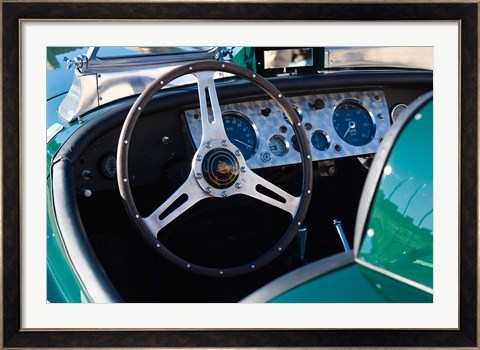 Framed Jaguar XK-1505, Avila, Spain Print