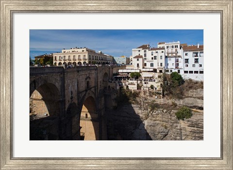 Framed Puente Nuevo Bridge, Ronda, Spain Print