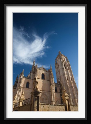 Framed Segovia Cathedral, Segovia, Spain Print