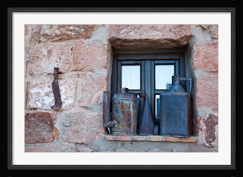 Framed Spain, Andalusia Antiques on display in the Hotel Palacio Guzmanes Print