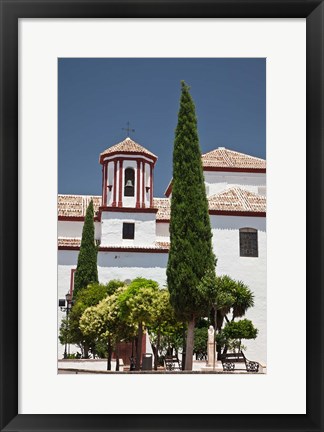 Framed Spain, Andalusia, Malaga Province, Ronda Church of Santa Cecilia Print