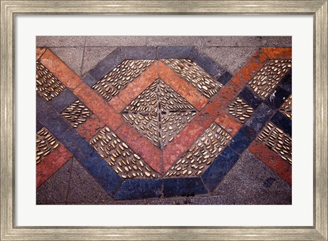Framed Spain, Andalusia, Malaga Province, Ronda Decorative Tile Floor Print