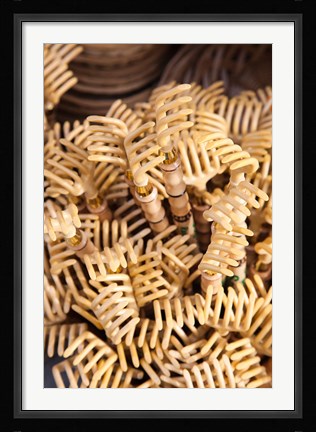 Framed Spain, Castilla y Leon, Segovia, Back-scratchers Print