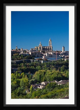 Framed Spain, Segovia, Segovia Cathedral, Morning Print