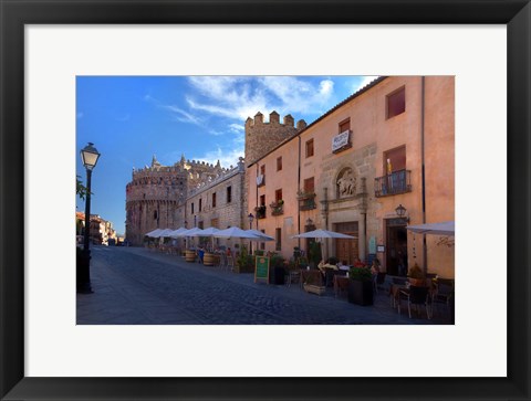 Framed Spain, Castilla y Leon Region Restaurants along the city of Avila Print