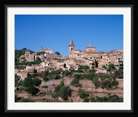 Framed Valldemosa, Majorca, Balearics, Spain Print