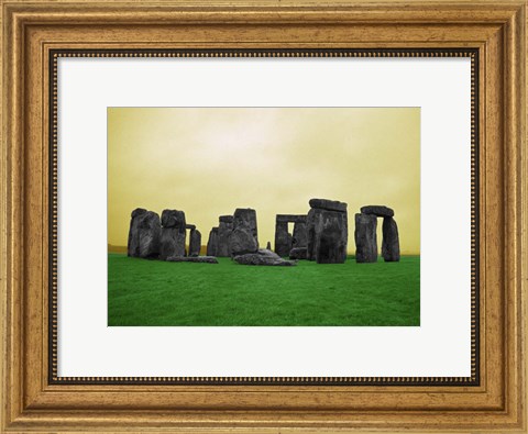Framed Stonehenge, England Print