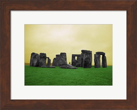 Framed Stonehenge, England Print