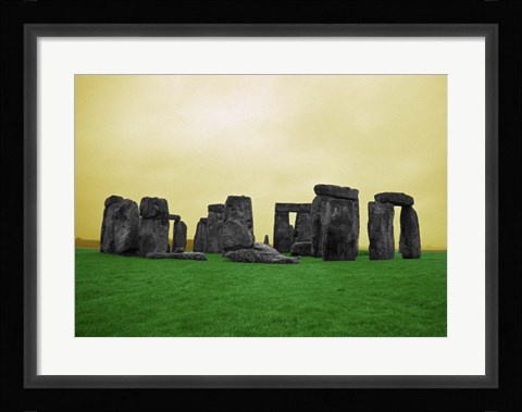 Framed Stonehenge, England Print