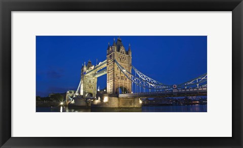 Framed UK, London, Tower Bridge and River Thames Print
