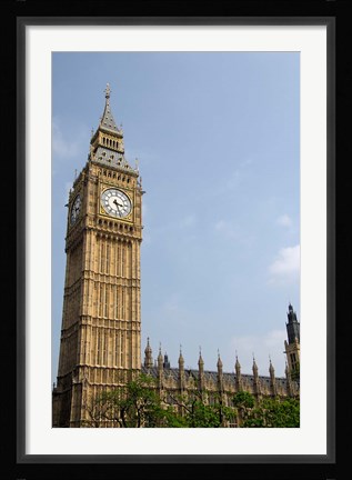 Framed England, London, Big Ben Clock Tower Print