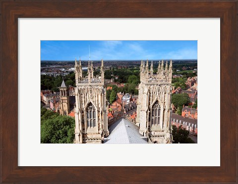 Framed York Minster Cathedral, City of York, North Yorkshire, England Print