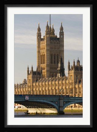 Framed Houses of Parliament, London, England Print
